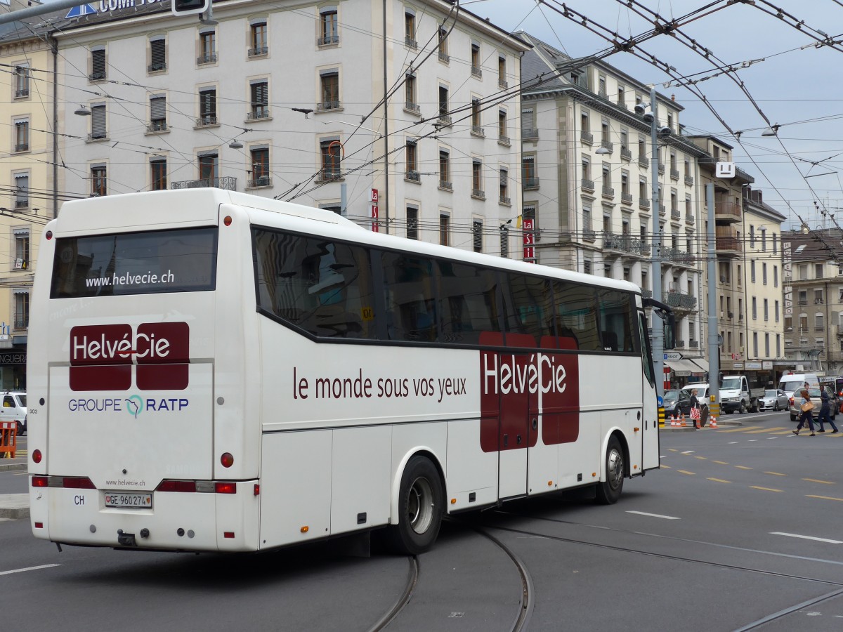 (150'854) - HelvCie, Satigny - Nr. 303/GE 960'274 - Bova am 26. Mai 2014 in Genve, Place des Vingt-Deux-Cantons