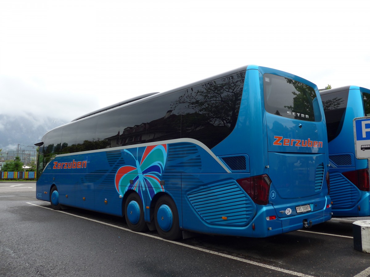 (150'943) - Zerzuben, Visp-Eyholz - Nr. 3/VS 30'060 - Setra am 27. Mai 2014 in Thun, Seestrasse