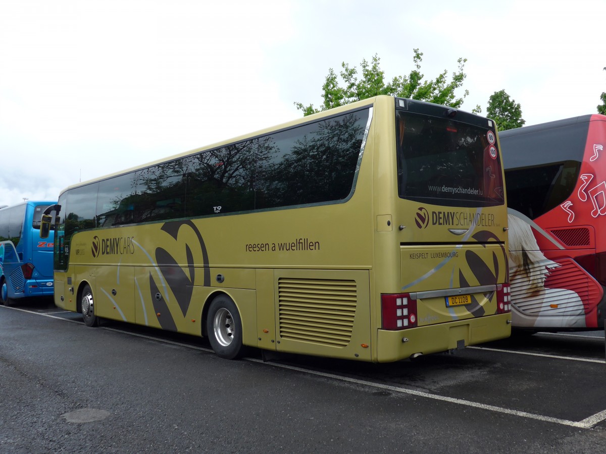 (150'950) - Aus Luxemburg: Demy Cars, Keispelt - DC 1108 - Van Hool am 27. Mai 2014 in Thun, Seestrasse