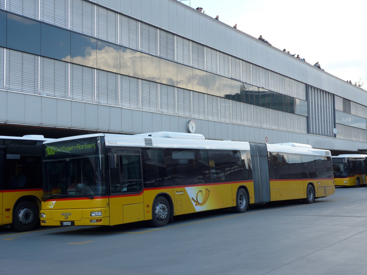 (151'100) - Steiner, Ortschwaben - Nr. 6/BE 354'980 - MAN am 29. Mai 2014 in Bern, Postautostation