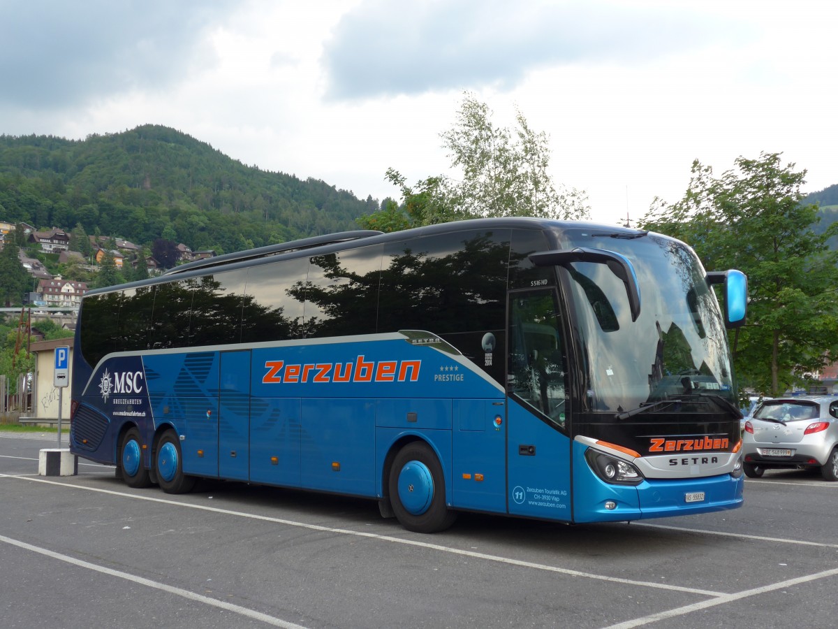 (151'219) - Zerzuben, Visp-Eyholz - Nr. 11/VS 55'832 - Setra am 2. Juni 2014 in Thun, Seestrasse