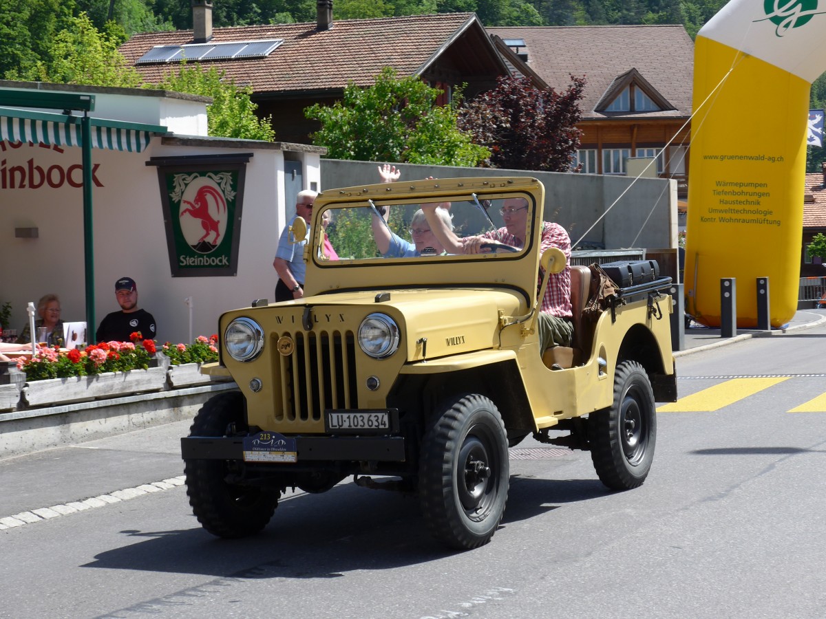 (151'270) - Willys - LU 103'634 - am 8. Juni 2014 in Brienz, OiO