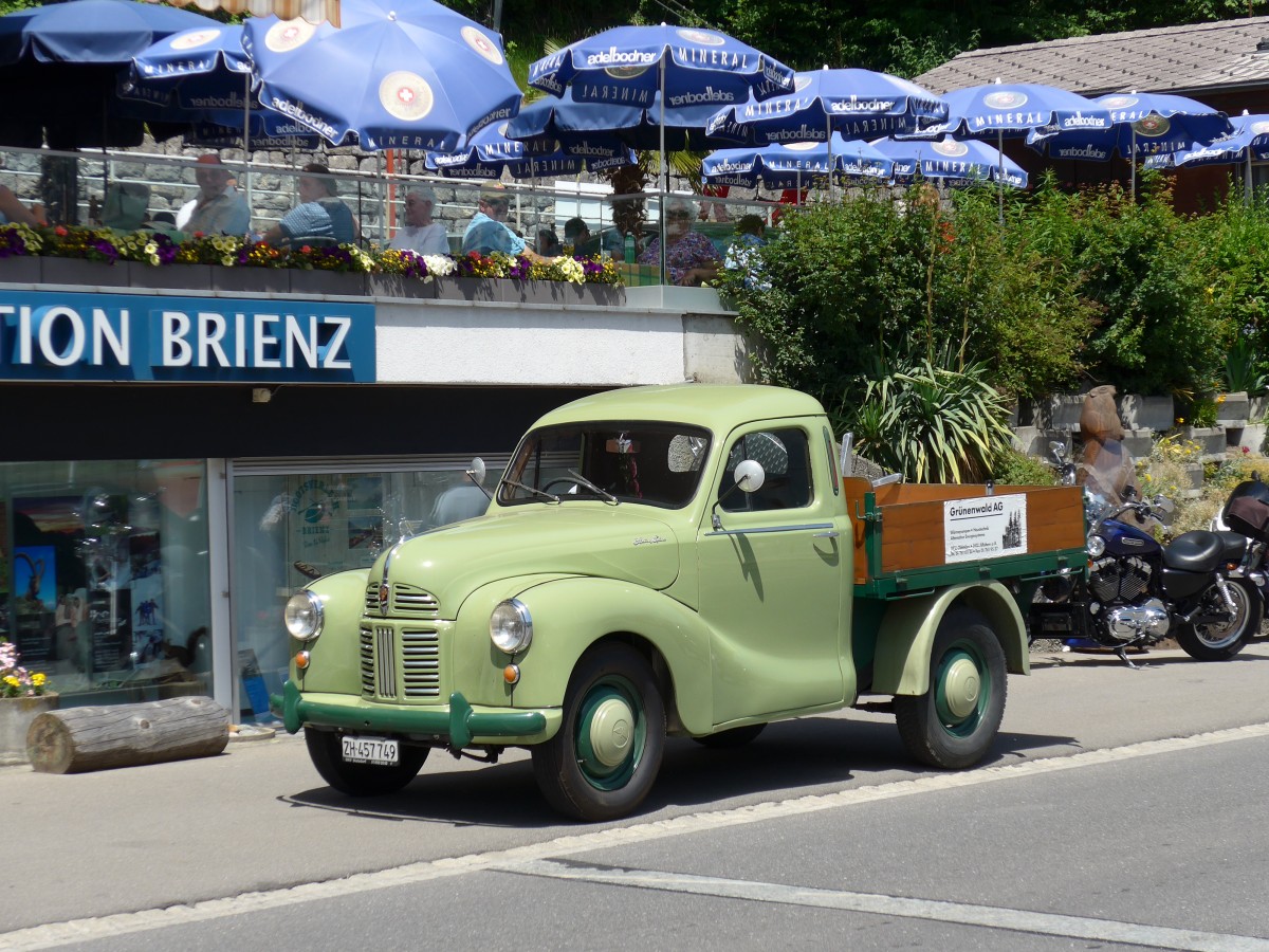 (151'444) - Grnenwald, Affoltern - ZH 457'749 - ??? am 8. Juni 2014 beim Bahnhof Brienz