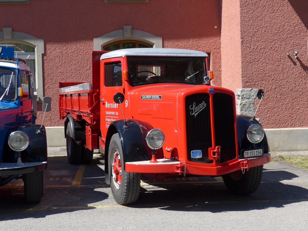(151'637) - Bersier, Ftigny - Nr. 9/FR 151'156 - Saurer am 21. Juni 2014 in Aigle, Saurertreffen