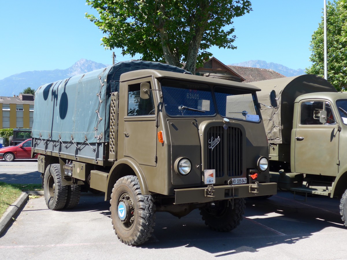 (151'643) - VD 105'047 - Saurer am 21. Juni 2014 in Aigle, Saurertreffen