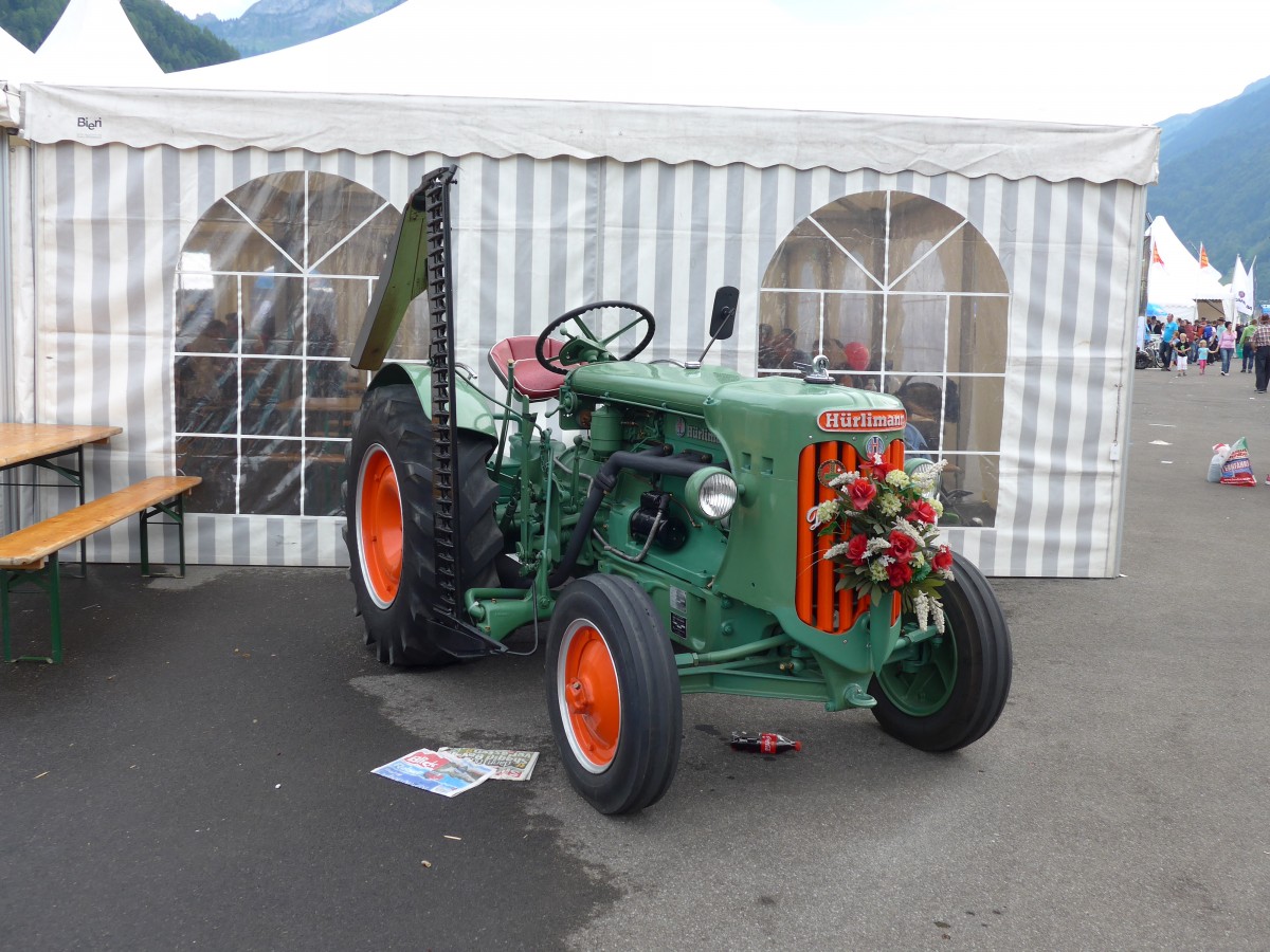 (151'899) - Hrlimann Traktor am 28. Juni 2014 in Interlaken, Flugplatz
