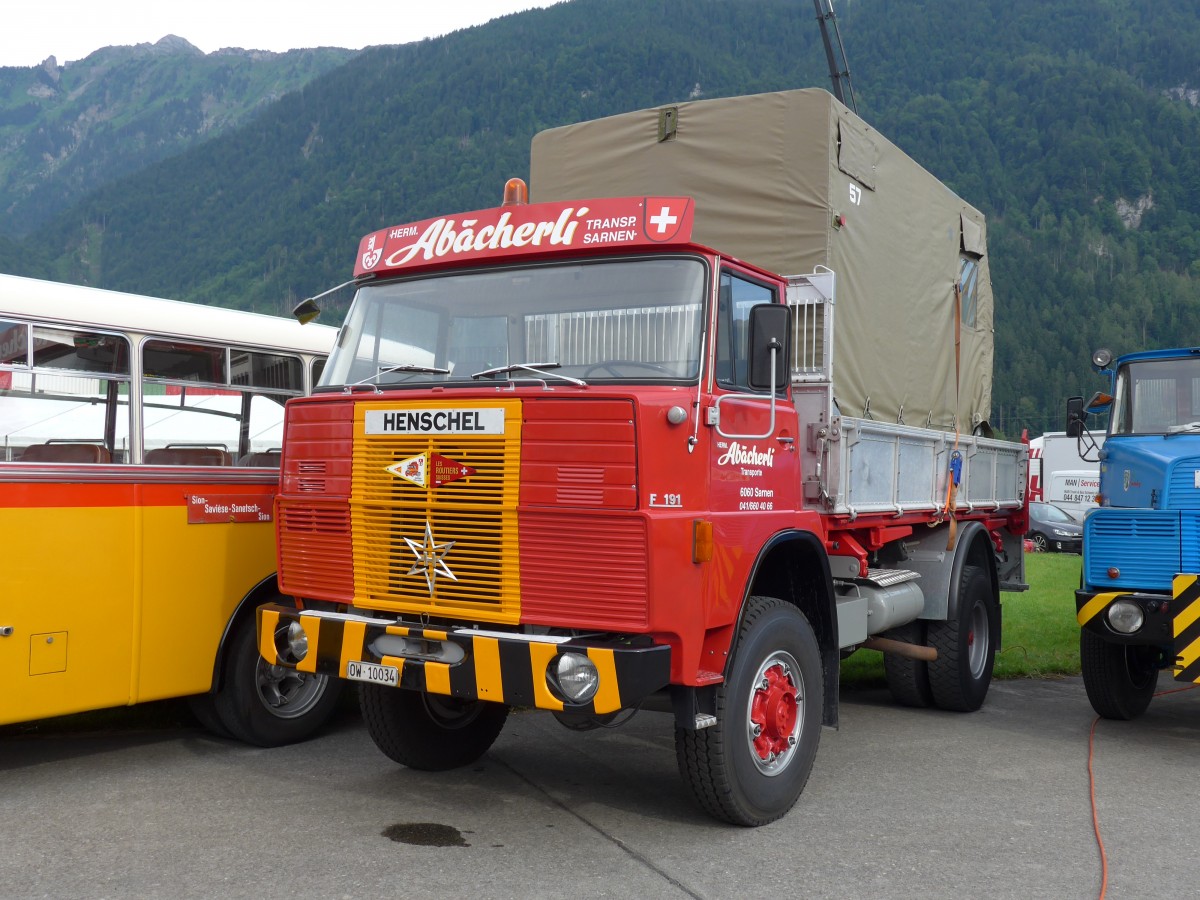 (151'919) - Abcherli, Sarnen - OW 10'034 - Henschel am 28. Juni 2014 in Interlaken, Flugplatz