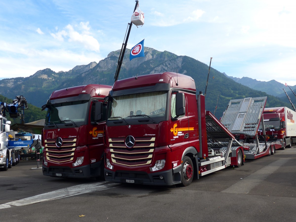(151'931) - Galliker, Altishofen - Nr. 265/LU 185'591 - Mercedes am 28. Juni 2014 in Interlaken, Flugplatz