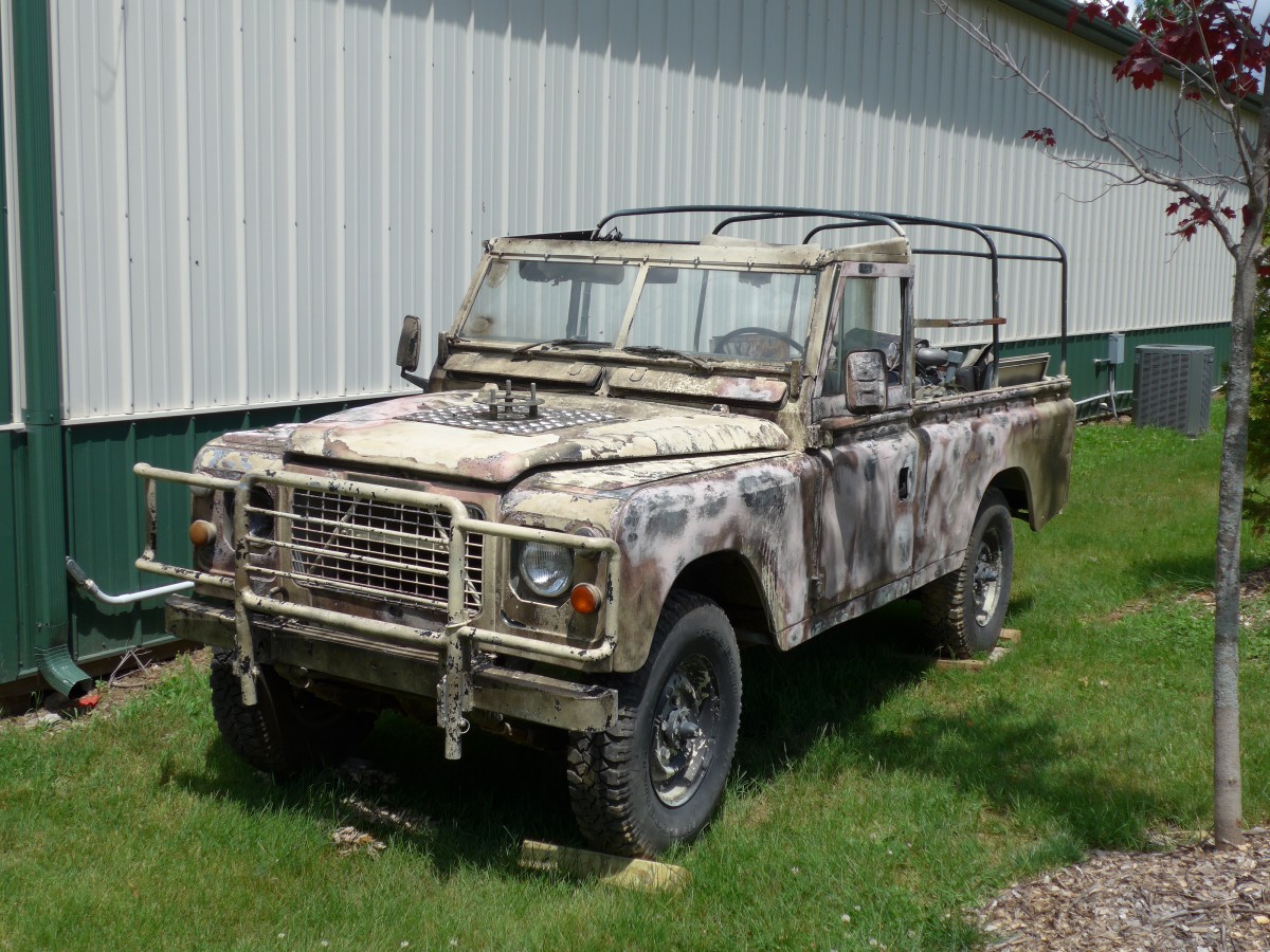(152'337) - Land-Rover am 9. Juli 2014 in Volo, Auto Museum