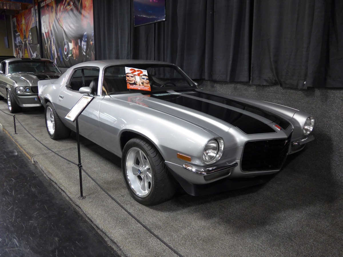 (152'447) - Chevrolet Camaro - Jahrgang 1973 - von  22 Jump Street  am 9. Juli 2014 in Volo, Auto Museum