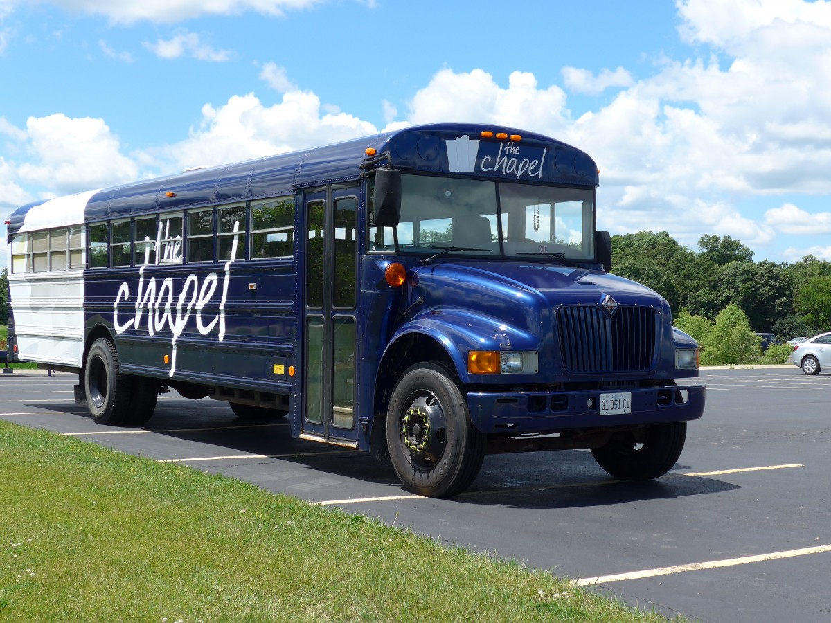 (152'457) - The Chapel, Libertyville - 31'051 CV - International (ex Schulbus) am 9. Juli 2014 in Libertyville, The Chapel