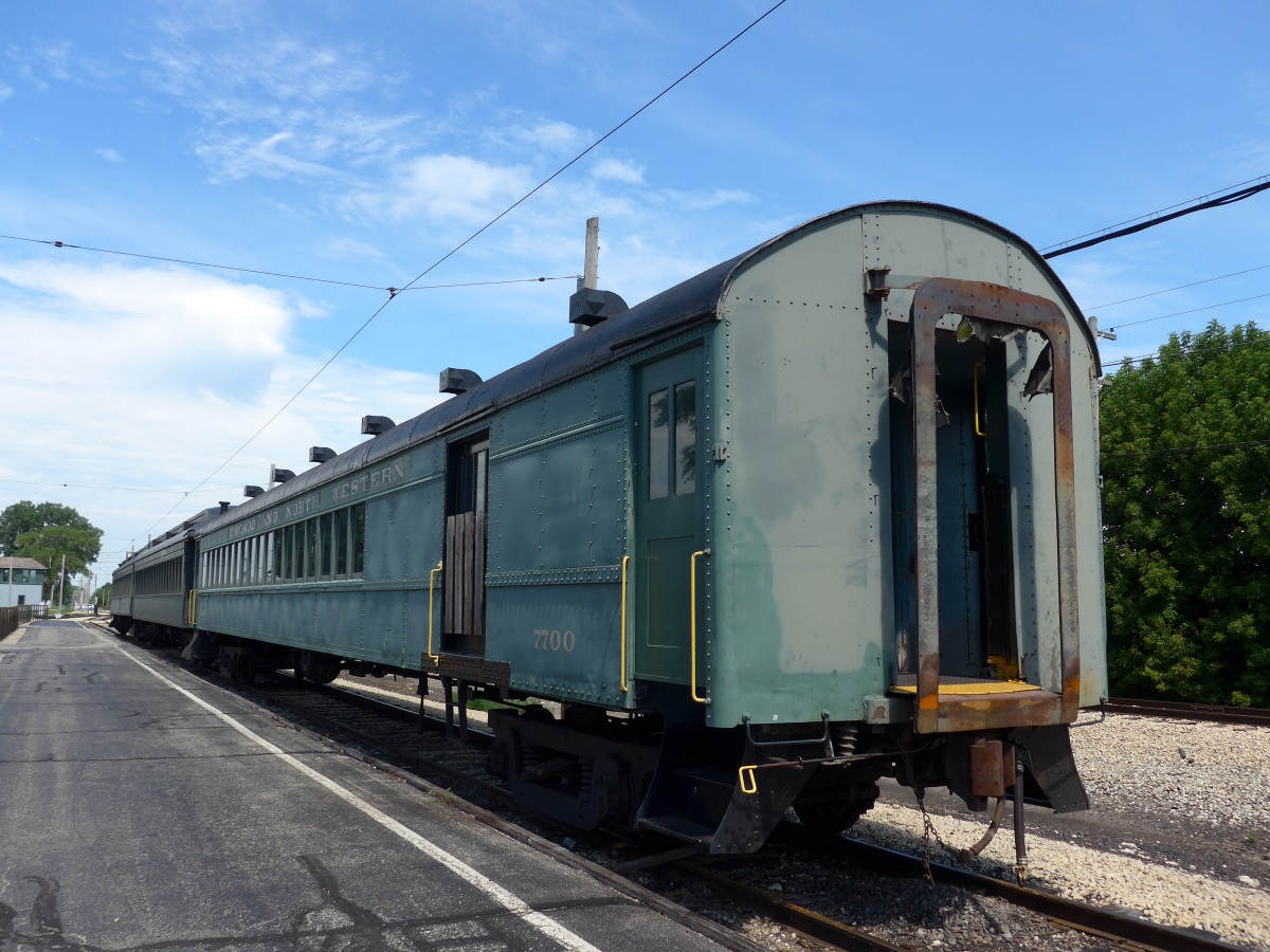 (152'518) - Chicago and North Western - Nr. 7700 - am 11. Juli 2014 in Union, Railway Museum