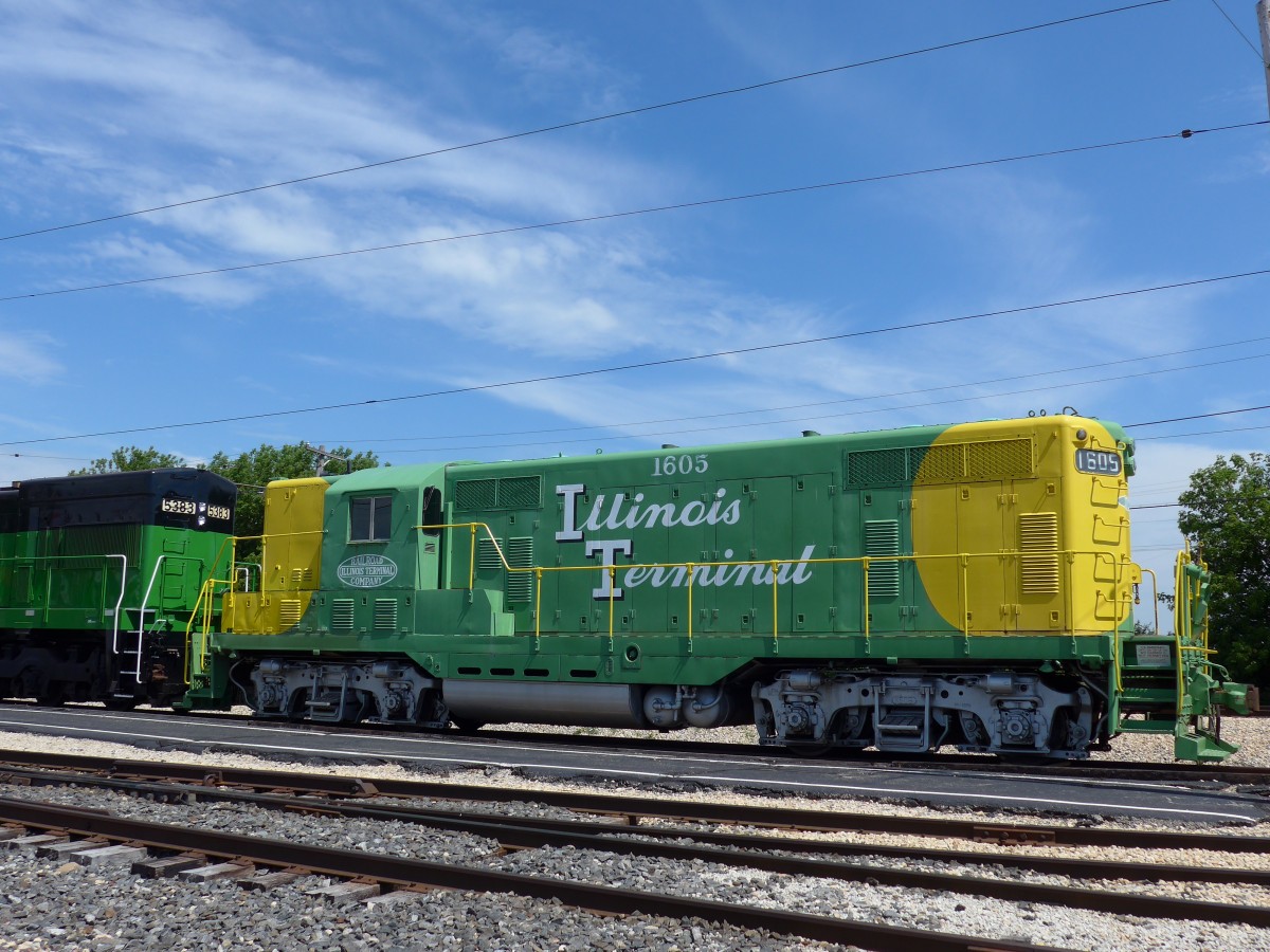 (152'519) - Illinois Terminal - Nr. 1605 - am 11. Juli 2014 in Union, Railway Museum