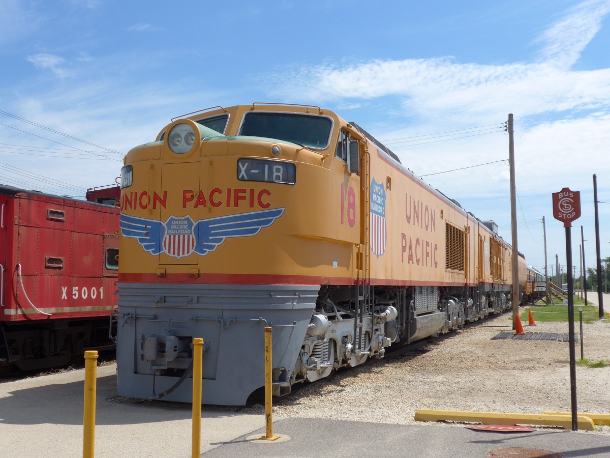 (152'524) - Pacific Union - Nr. 18 - am 11. Juli 2014 in Union, Railway Museum