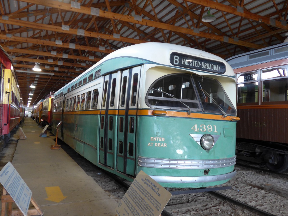 (152'530) - CTA Chicago - Nr. 4391 - am 11. Juli 2014 in Union, Railway Museum