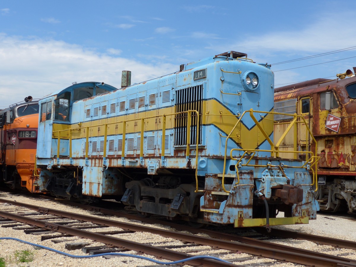 (152'580) - Diesel-Lokomotive - Nr. 14 - am 11. Juli 2014 in Union, Railway Museum