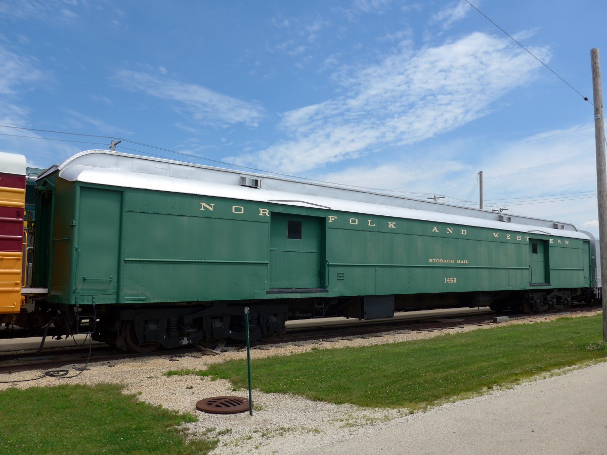 (152'586) - Norfolk and Western - Nr. 1459 - am 11. Juli 2014 in Union, Railway Museum