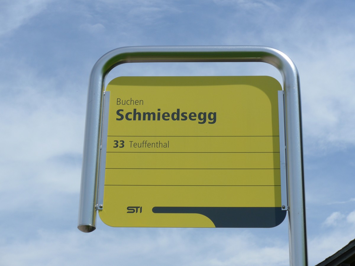 (153'708) - STI-Haltestelle - Buchen, Schmiedsegg - am 10. August 2014