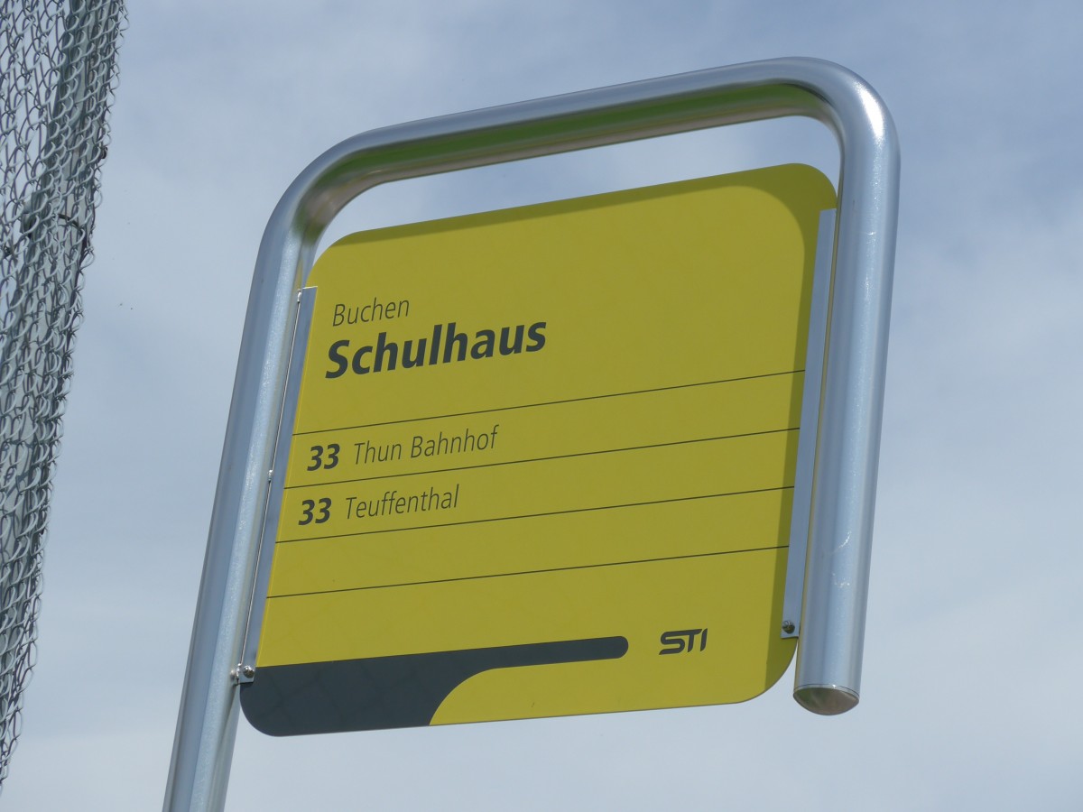 (153'709) - STI-Haltestelle - Buchen, Schulhaus - am 10. August 2014