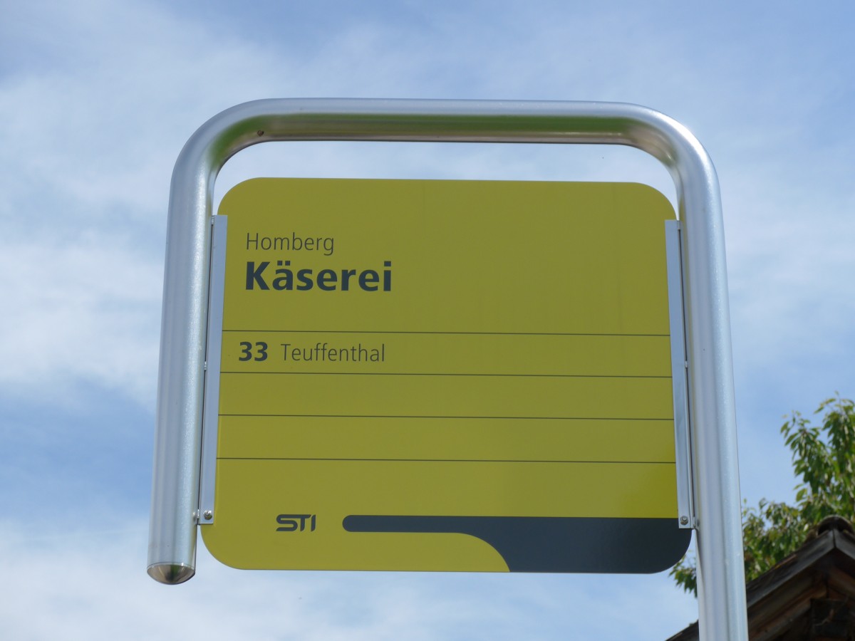 (153'711) - STI-Haltestelle - Homberg, Kserei - am 10. August 2014
