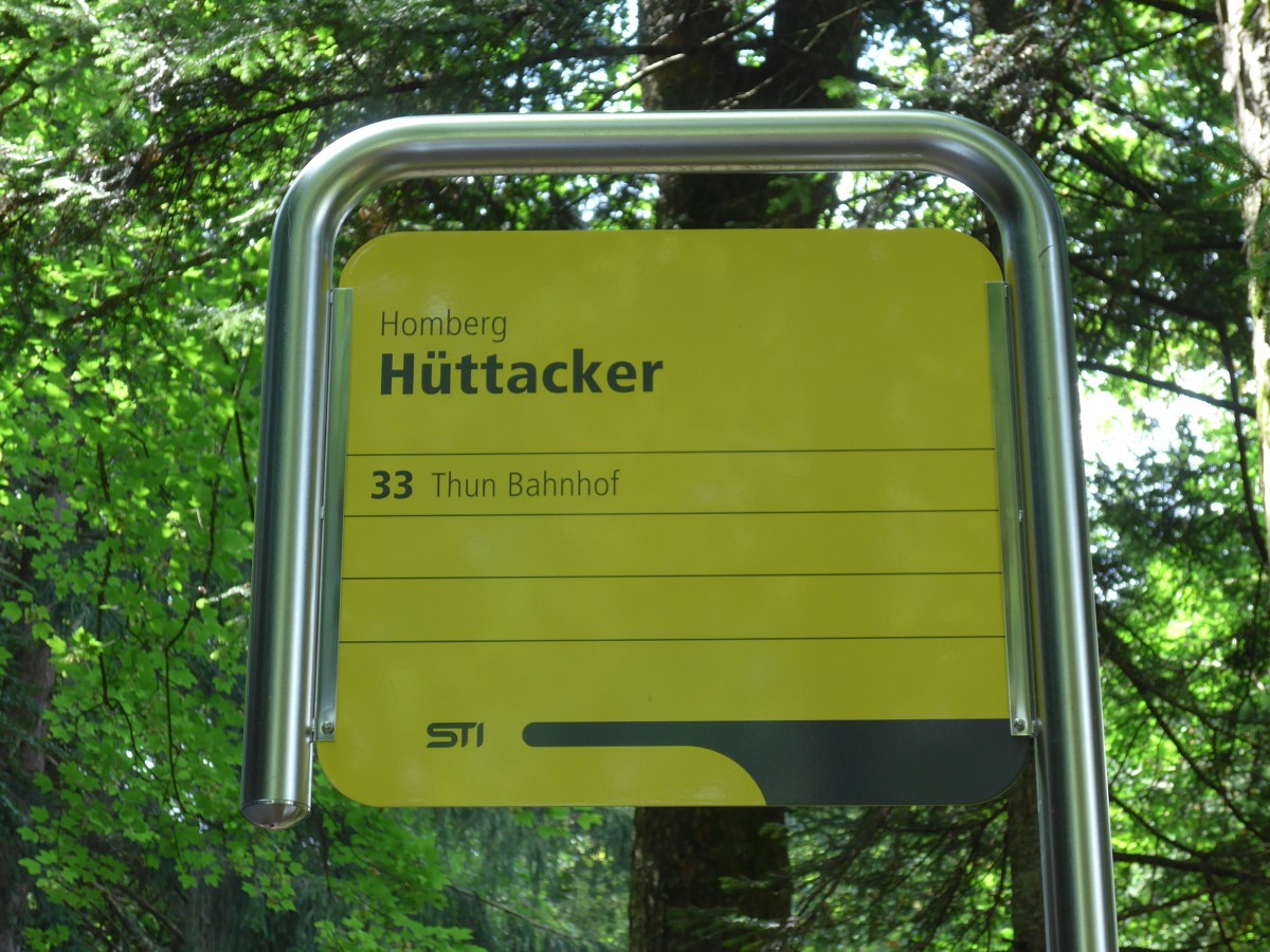 (153'715) - STI-Haltestelle - Homberg, Httacker - am 10. August 2014