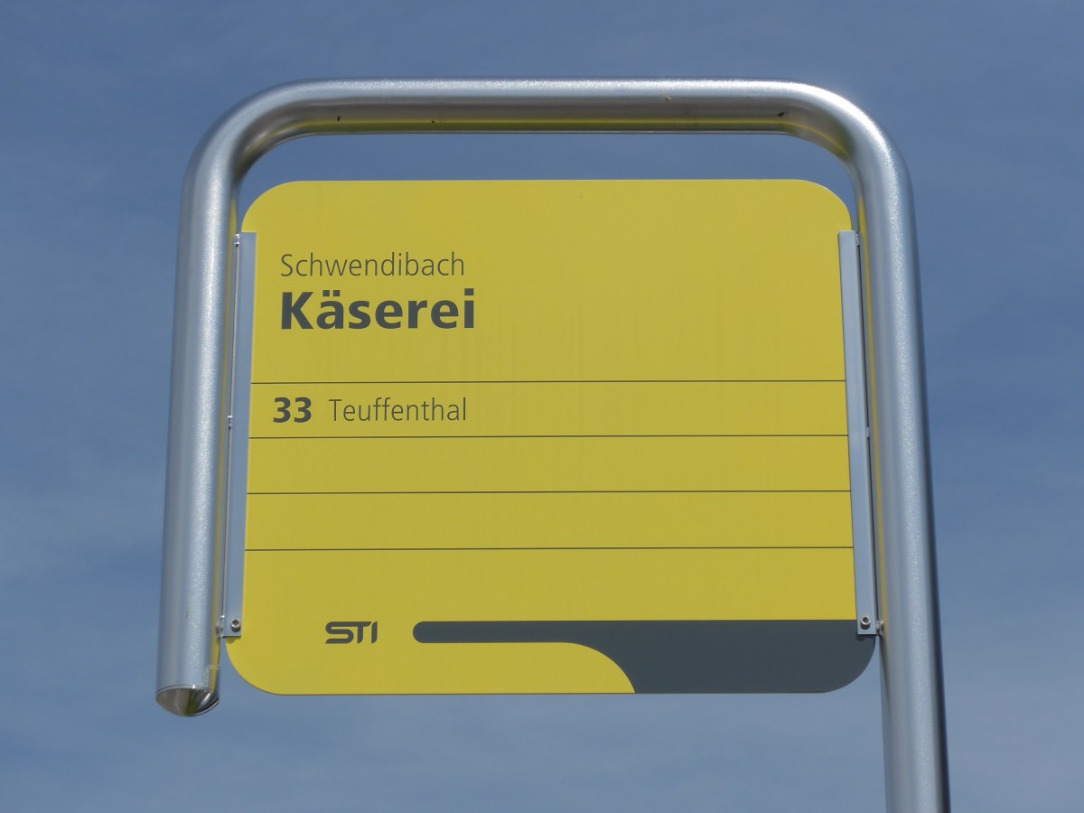 (153'719) - STI-Haltestelle - Schwendibach, Kserei - am 10. August 2014