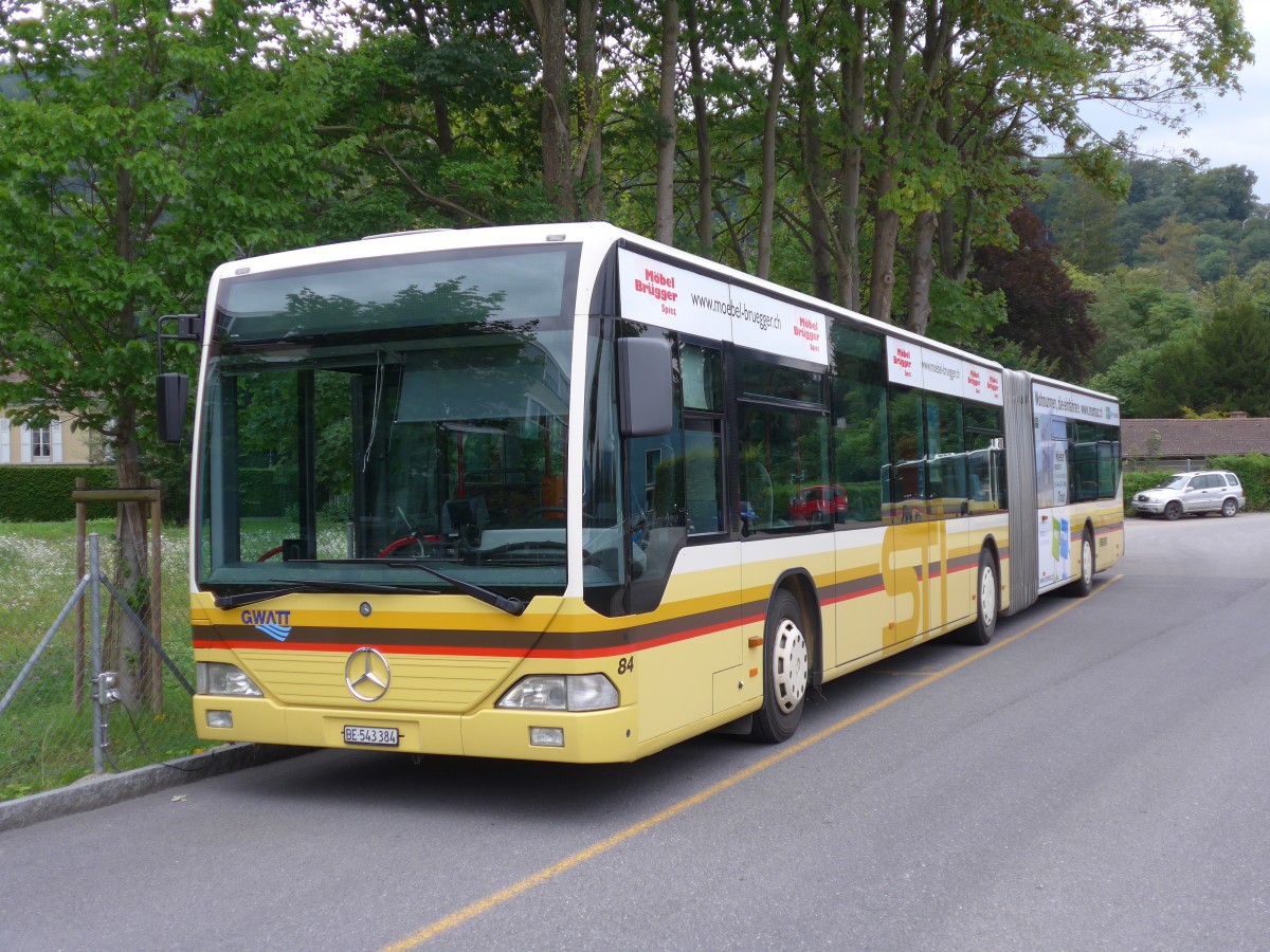 (153'735) - STI Thun - Nr. 84/BE 543'384 - Mercedes am 12. August 2014 bei der Schifflndte Thun