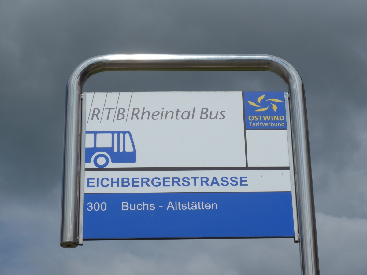 (153'759) - RTB-Haltestelle - Altsttten, Eichbergerstrasse - am 16. August 2014
