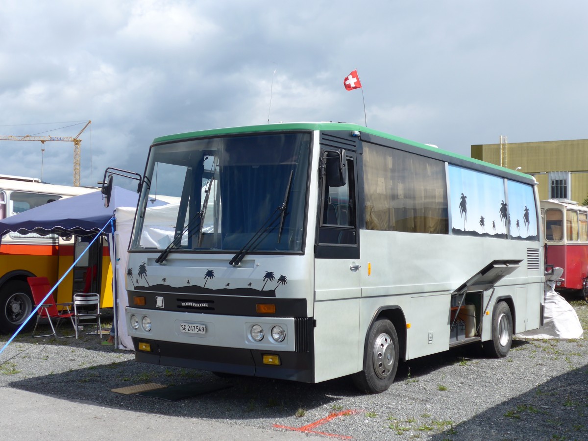 (153'772) - Schneider, Ermenswil - SG 247'549 - Menarini-Iveco (ex Nr. 5) am 16. August 2014 in Altsttten, Allmendplatz