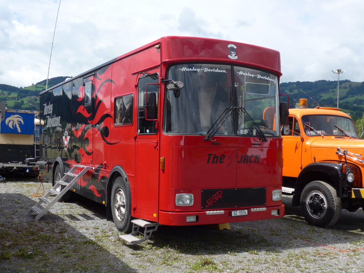 (153'875) - FBW - SZ 1574 - am 16. August 2014 in Altsttten, Allmendplatz