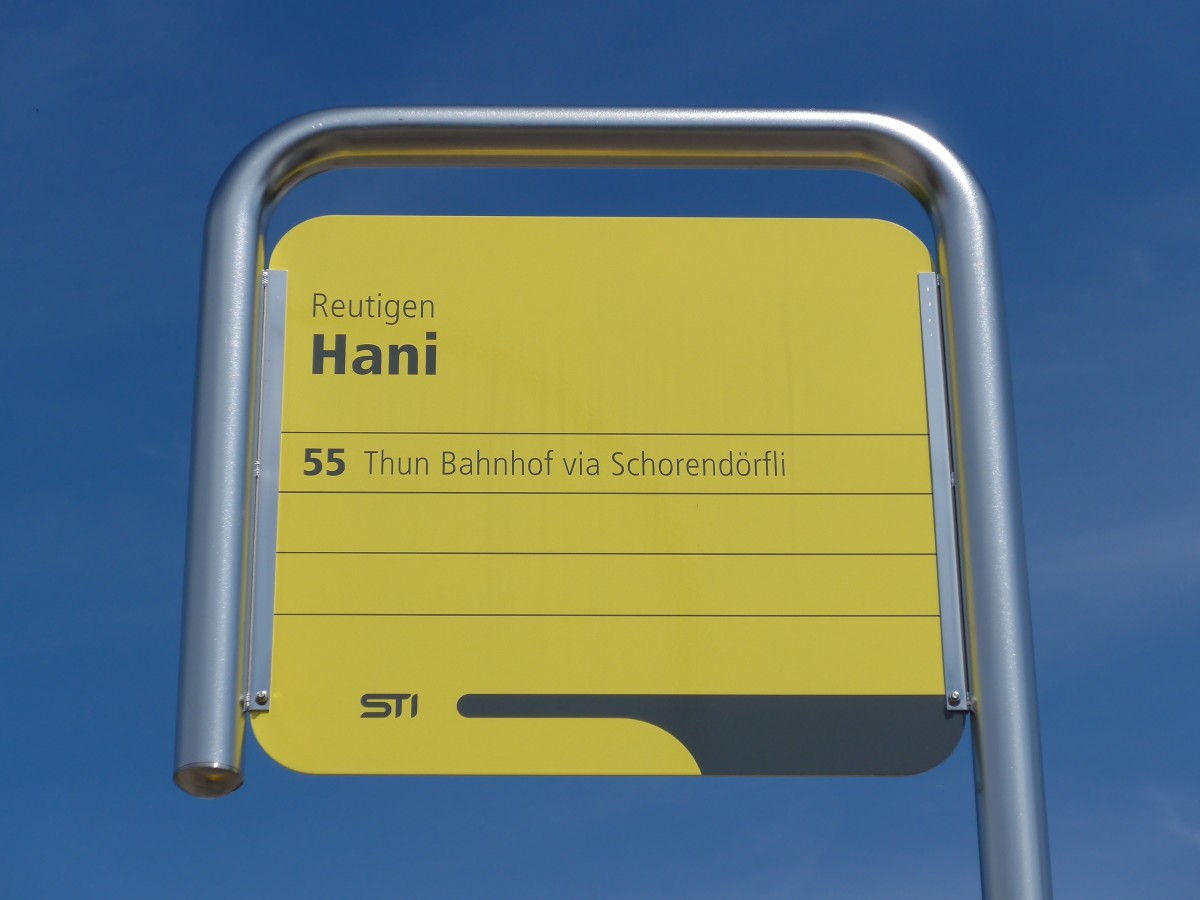(153'965) - STI-Haltestelle - Reutigen, Hani - am 17. August 2014