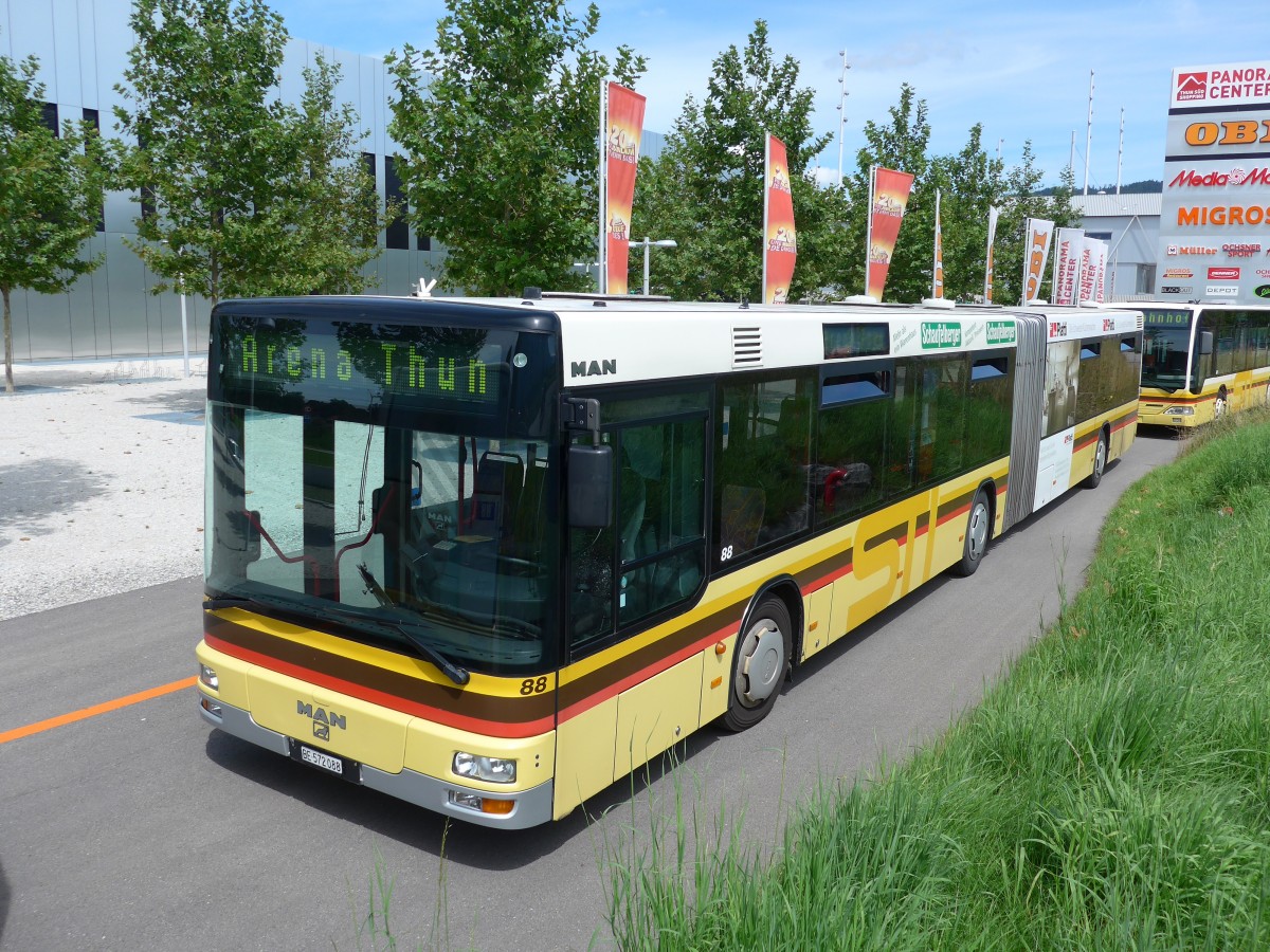 (153'985) - STI Thun - Nr. 88/BE 572'088 - MAN am 17. August 2014 in Thun, Arena Thun