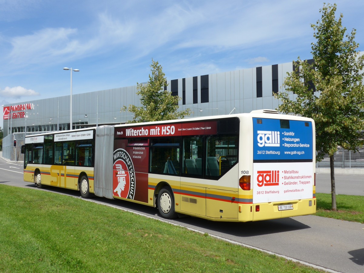 (153'987) - STI Thun - Nr. 108/BE 700'108 - Mercedes am 17. August 2014 in Thun, Arena Thun