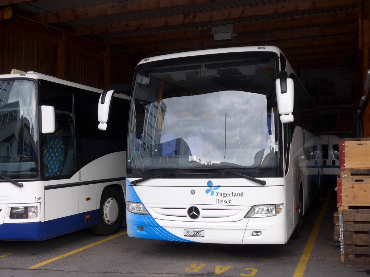 (154'096) - ZVB Zug - Nr. 145/ZG 3395 - Mercedes am 19. August 2014 in Zug, Garage