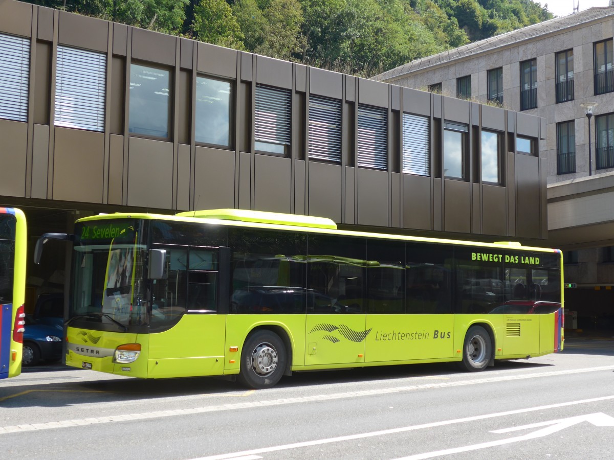 (154'325) - LBA Vaduz - Nr. 44/FL 39'844 - Setra am 21. August 2014 in Vaduz, Post