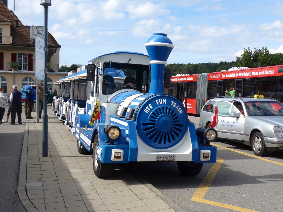(154'416) - Spiezer Zgli - BE 370'014 - am 24. August 2014 beim Bahnhof Spiez