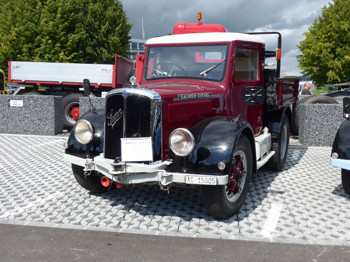 (154'563) - Saurer - AG 15'005 - am 30. August 2014 in Oberkirch, CAMPUS Sursee