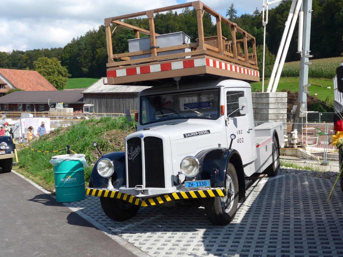 (154'602) - VBZ Zrich - Nr. 402/ZH 1330 - Saurer am 30. August 2014 in Oberkirch, CAMPUS Sursee
