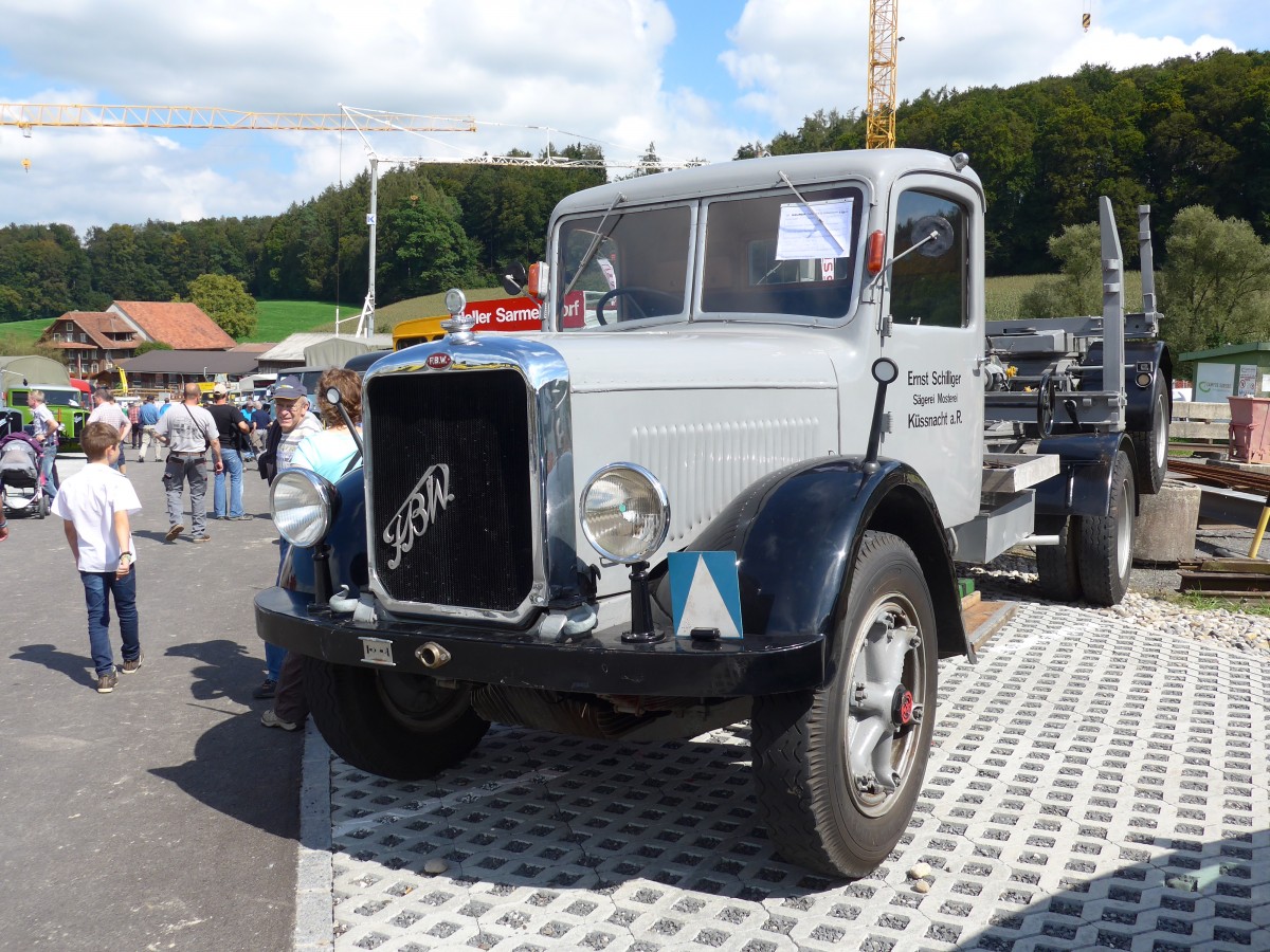 (154'610) - Schilliger, Kssnacht - FBW am 30. August 2014 in Oberkirch, CAMPUS Sursee