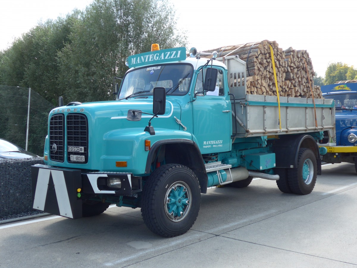 (154'611) - Mantegazzi, Riva S. Vitale - TI 68'183 - Saurer am 30. August 2014 in Oberkirch, CAMPUS Sursee