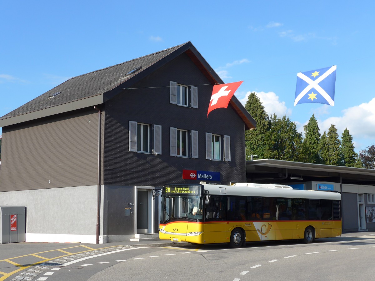 (154'651) - Zurkirchen, Malters - Nr. 9/LU 15'694 - Solaris am 30. August 2014 beim Bahnhof Malters