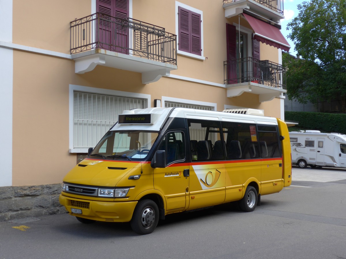 (154'825) - Barencco, Faido - TI 109'318 - Iveco/Kapena am 1. September 2014 in Lavorgo, Stazione