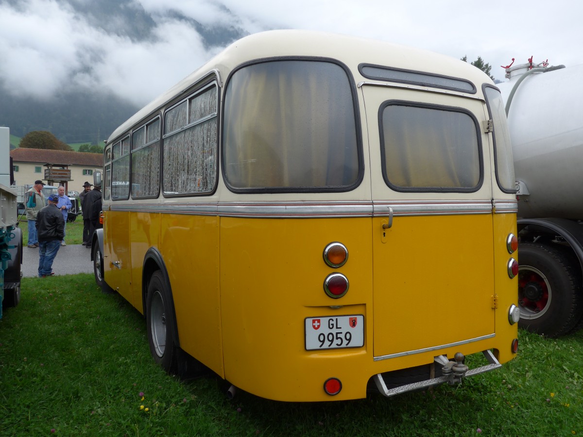 (154'981) - Pfeiffer, Htten - GL 9959 - Berna/Regazzoni (ex Rieser, Htten; ex Jelmorini, Tesserete; ex Malfanti, Sonvico) am 13. September 2014 in Chur, Waffenplatz