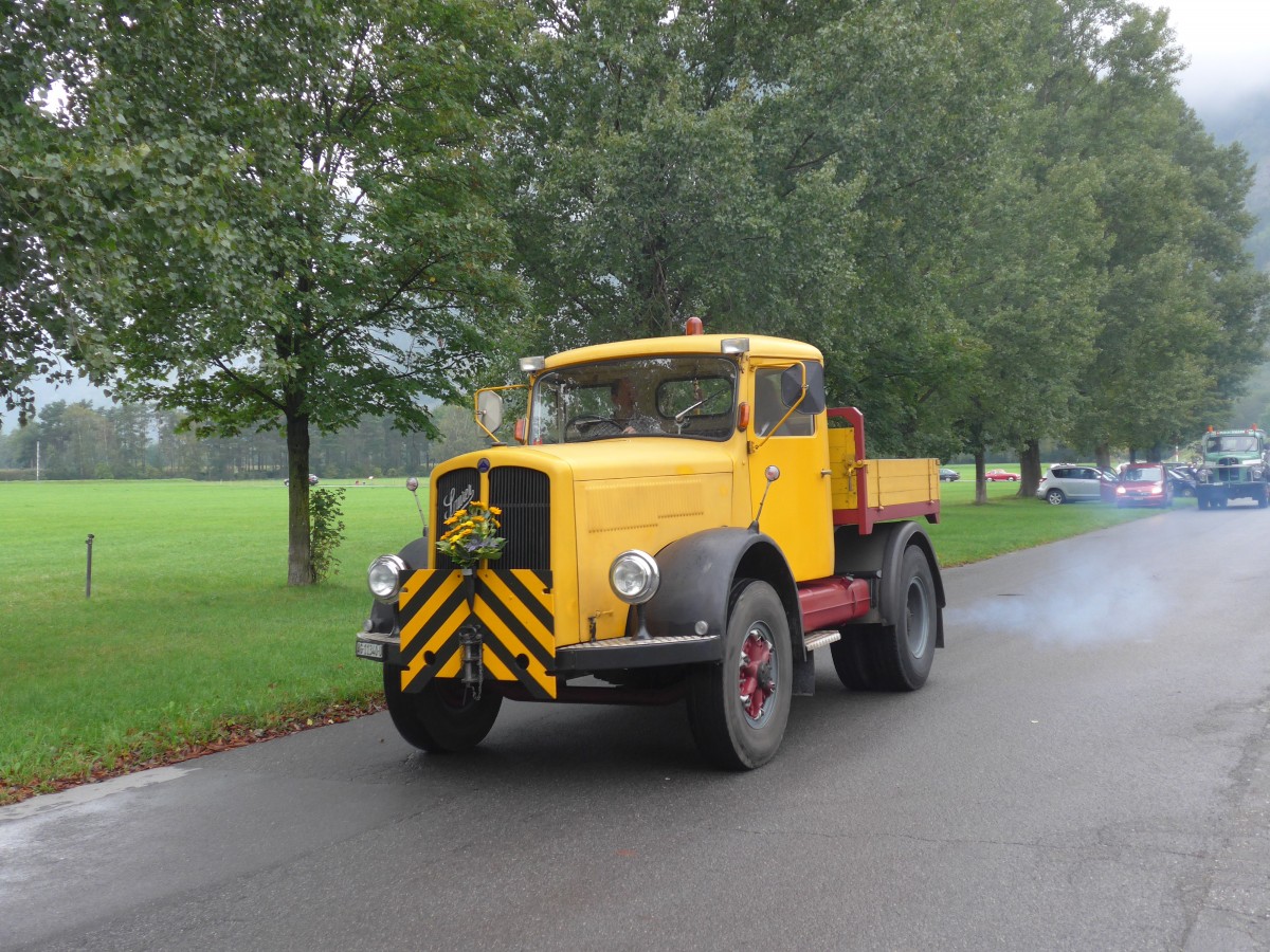 (155'017) - Saurer - AG 11'340 U - am 13. September 2014 in Chur, Waffenplatz