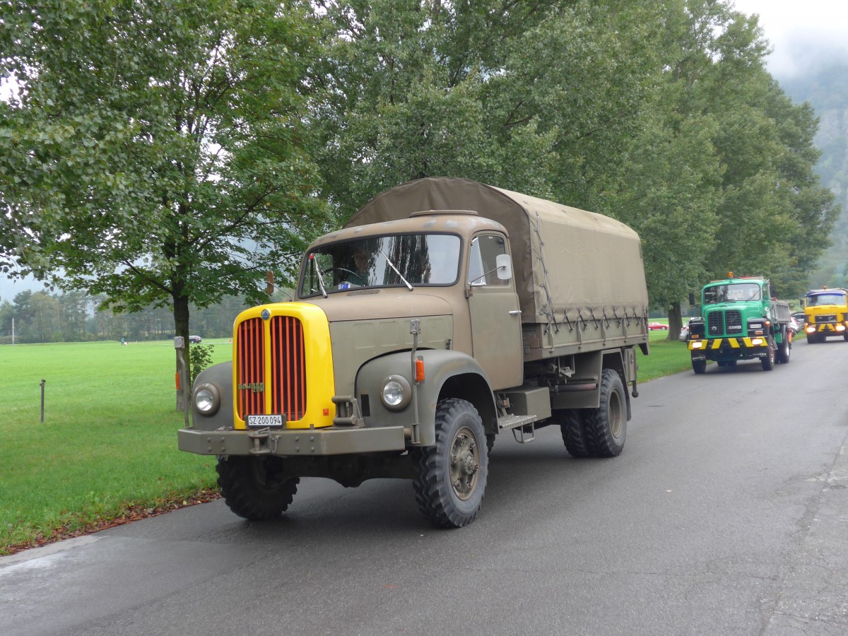 (155'046) - Saurer - SZ 200'094 - am 13. September 2014 in Chur, Waffenplatz