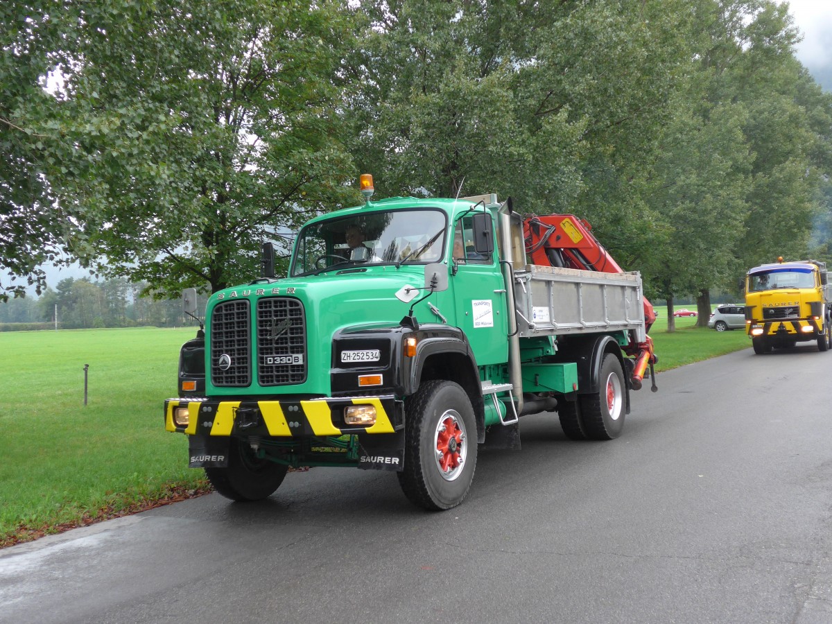 (155'047) - Hauser, Wdenswil - ZH 252'534 - Saurer am 13. September 2014 in Chur, Waffenplatz