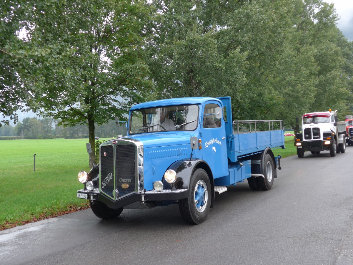 (155'053) - Staatskellerei, Zrich - UR 9190 - FBW am 13. September 2014 in Chur, Waffenplatz
