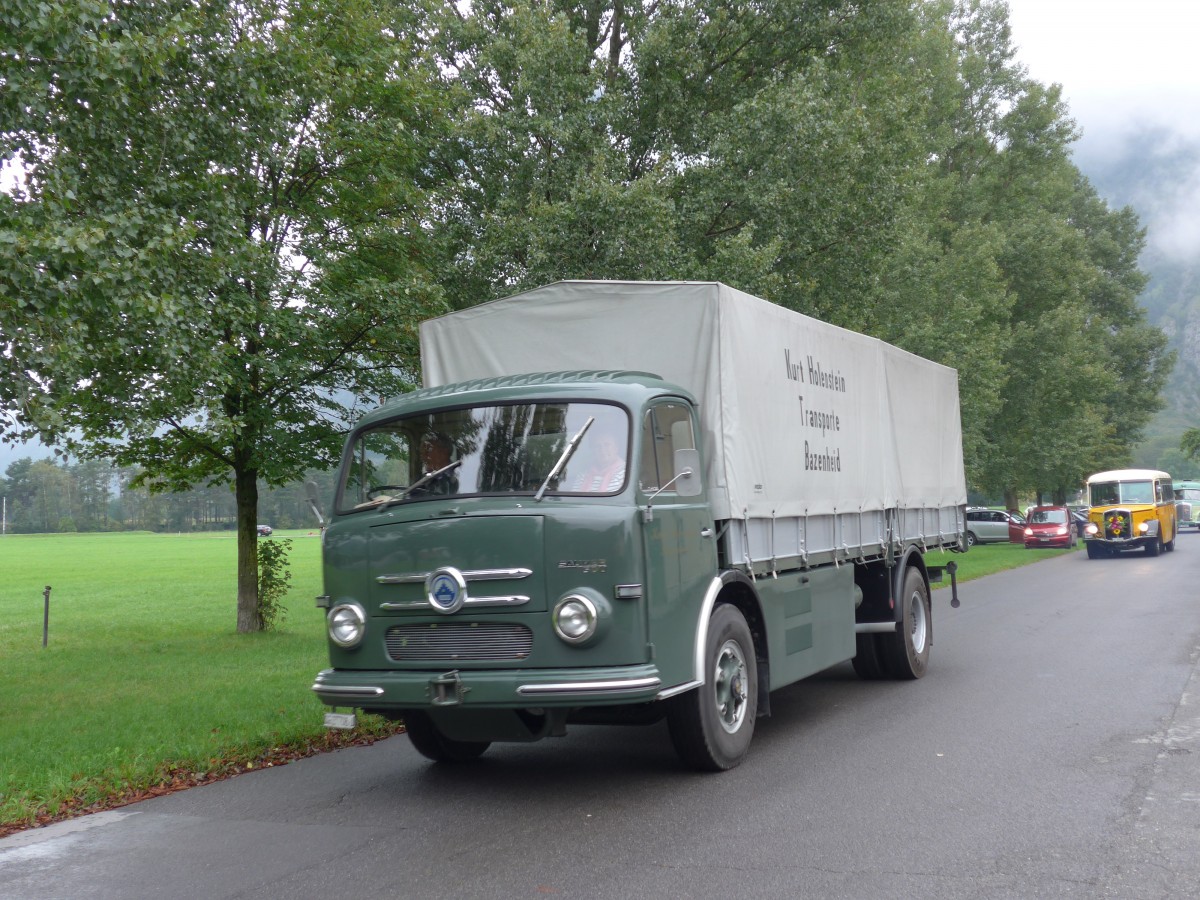 (155'068) - Holenstein, Bazenheid - SG 27'708 U - Saurer am 13. September 2014 in Chur, Waffenplatz