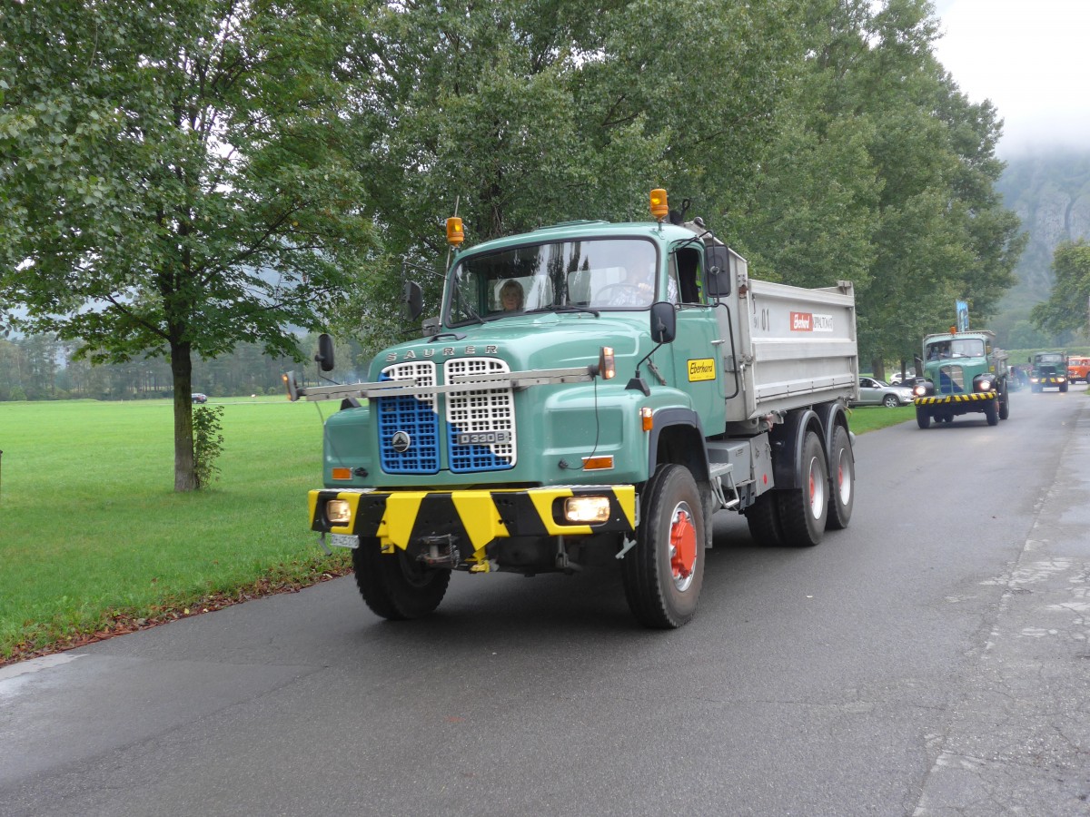 (155'094) - Eberhard, Kloten - ZH 425'278 - Saurer am 13. September 2014 in Chur, Waffenplatz