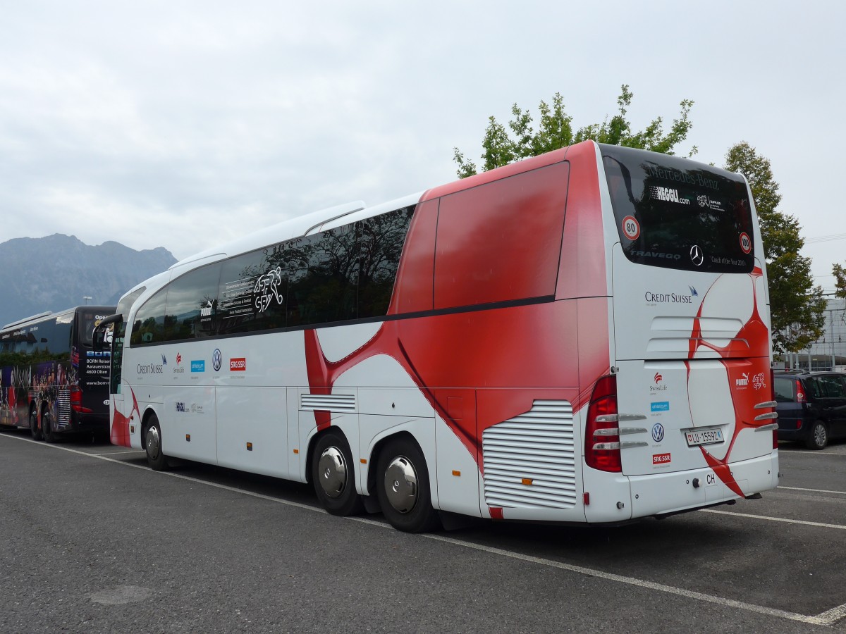 (155'277) - Heggli, Kriens - LU 15'592 - Mercedes am 18. September 2014 in Thun, Seestrasse